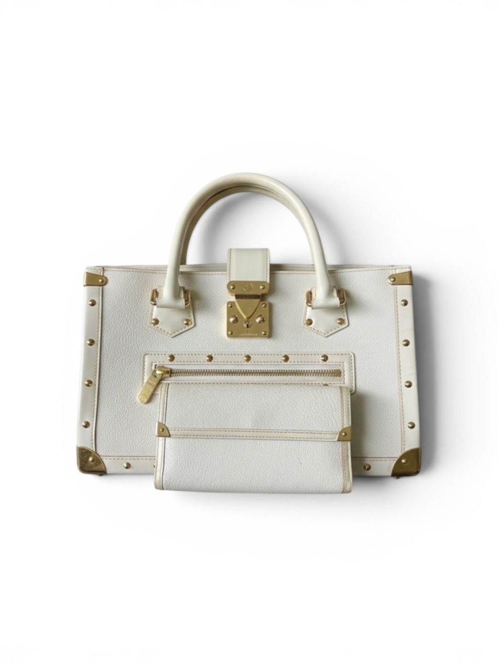 Louis Vuitton Suhali Le Fabuleux Shoulder Bag Leather Gold Hardware with receipt - Picture 9 of 17